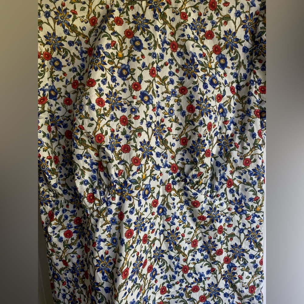 Doen Rhodia floral-print organic cotton-voile midi dress Size S - Picture 7 of 10